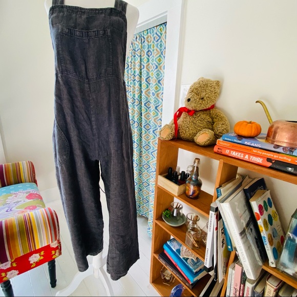 FLAX Linen OVERALLS by Jeanne Engelhart - Picture 5 of 13